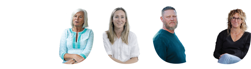 The number 50,000 with patient photos embedded.