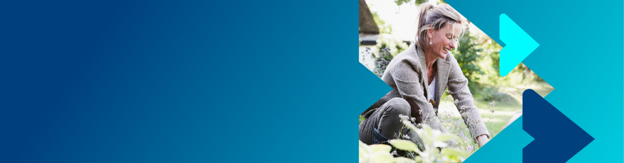 Person gardening outdoors.